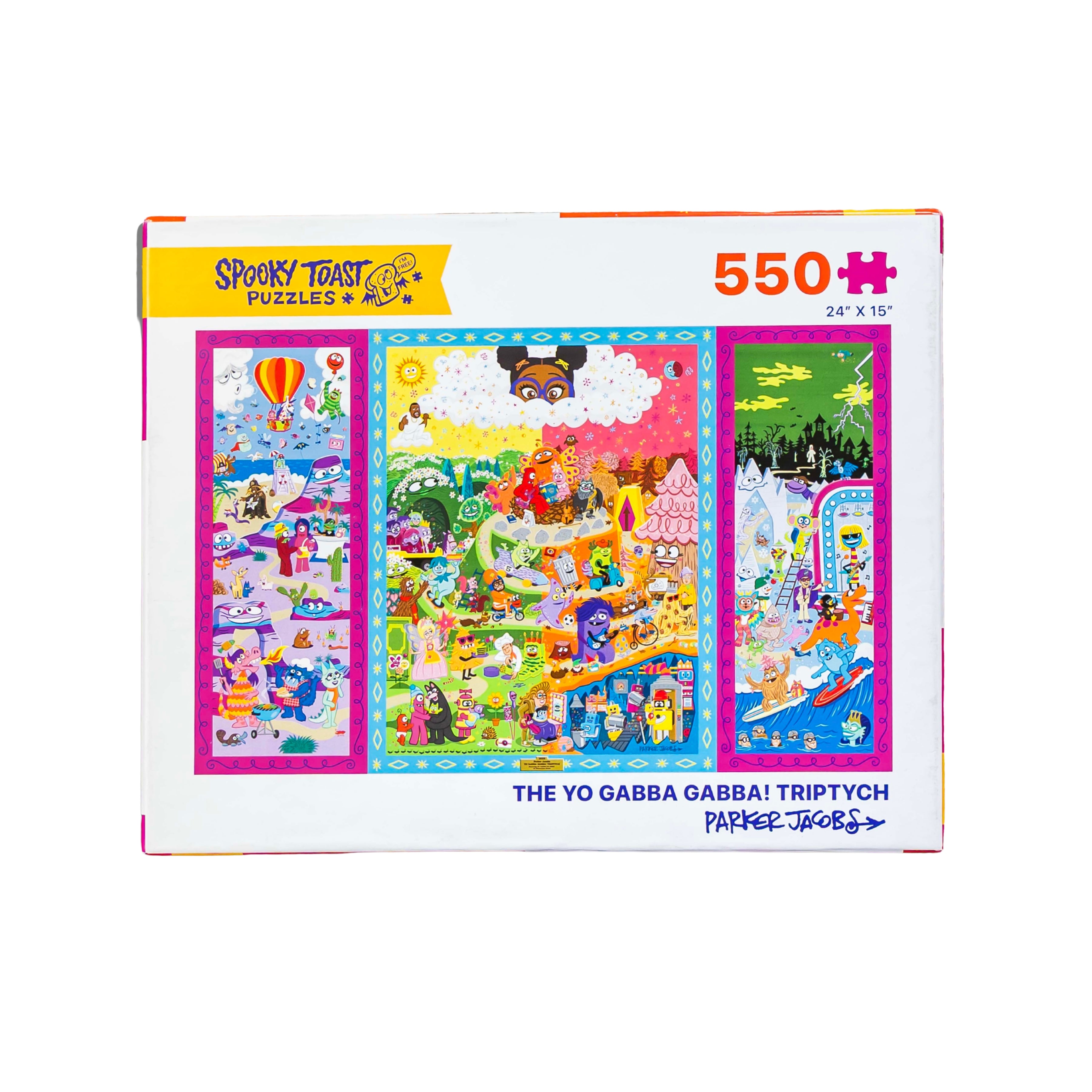 The Yo Gabba Gabba! Triptych 550 Piece Puzzle! – Official Yo Gabba