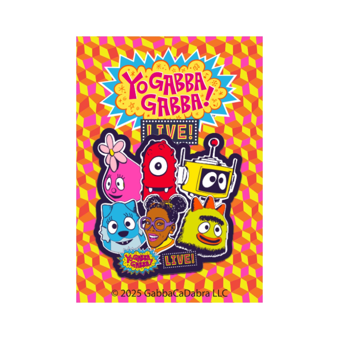 Yo Gabba Gabba Live Deluxe Magnet