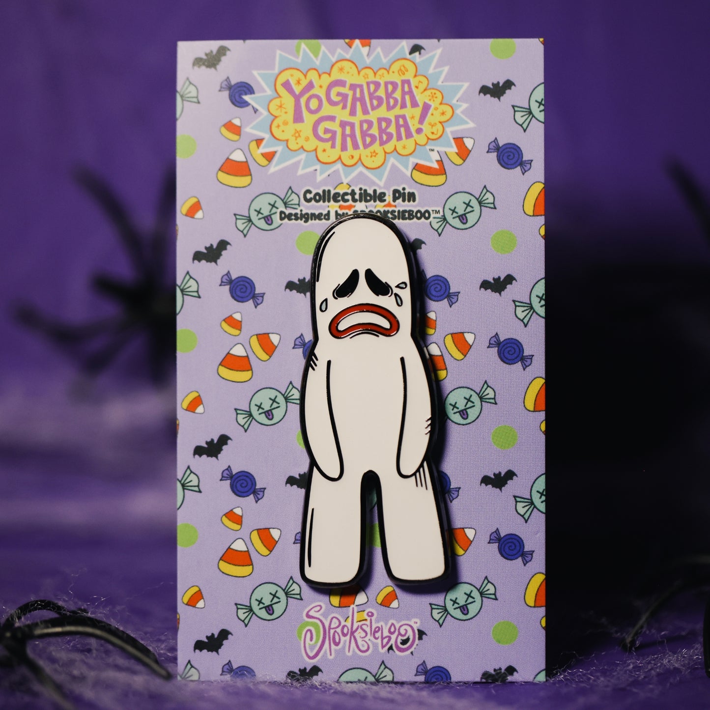Spooksieboo x Yo Gabba Gabba! Gooble Pin!