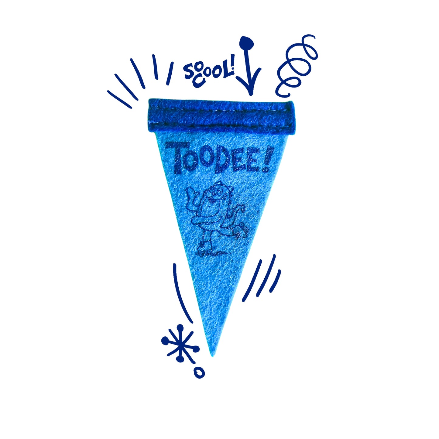 Yo Gabba Gabba! Character Mini Pennant Set by Oxford Pennant!