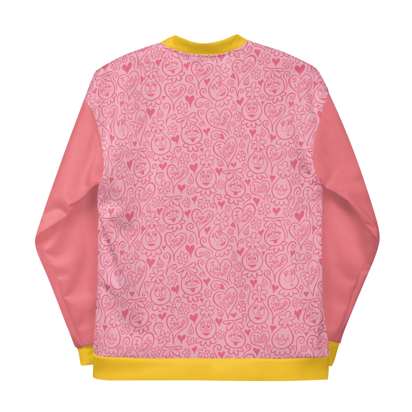 Foofa "I Love Flowers!" Petal Pink Bomber Jacket