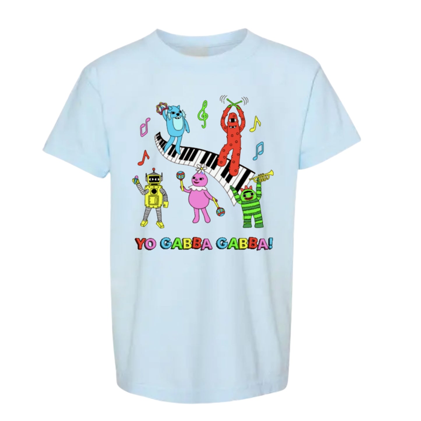 Psychic Friends x Yo Gabba Gabba! Let's Play Youth Tee!