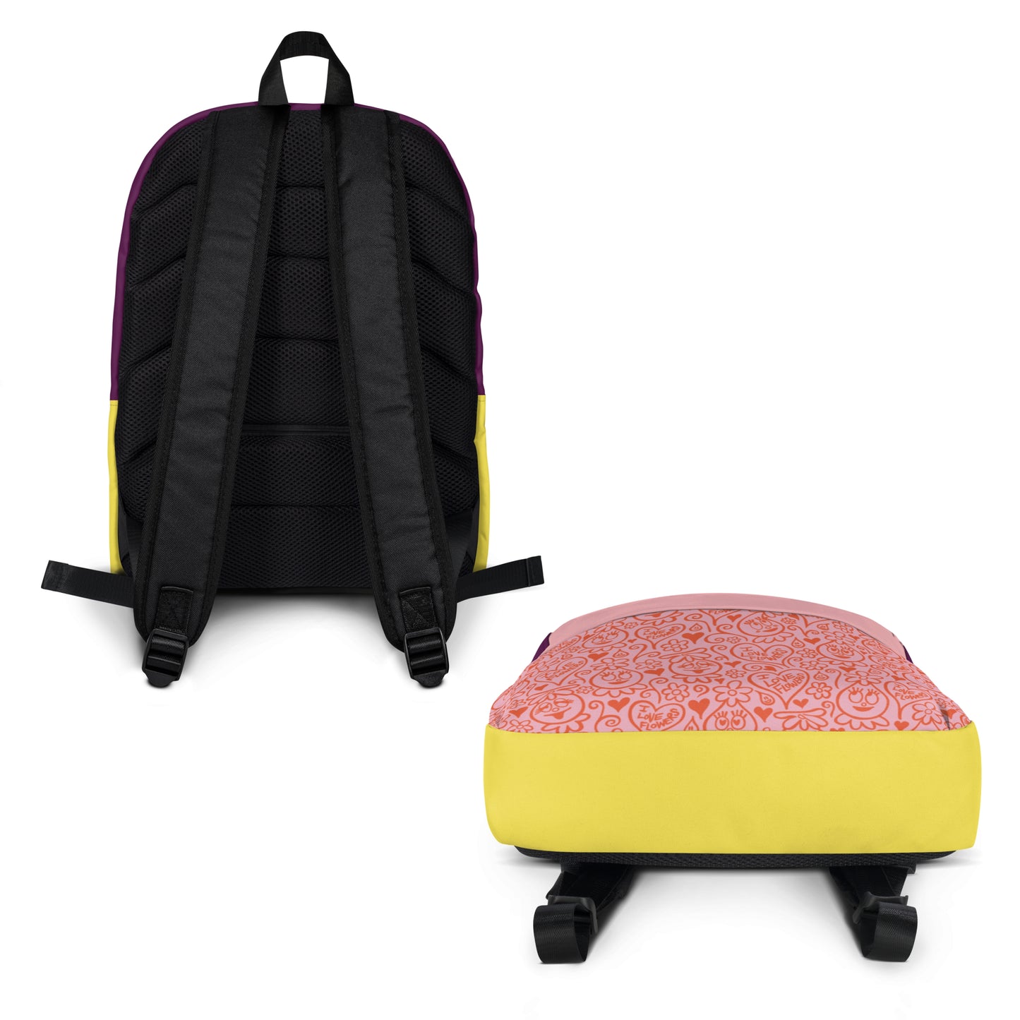 Foofa "I Love Flowers!" Orangello Backpack