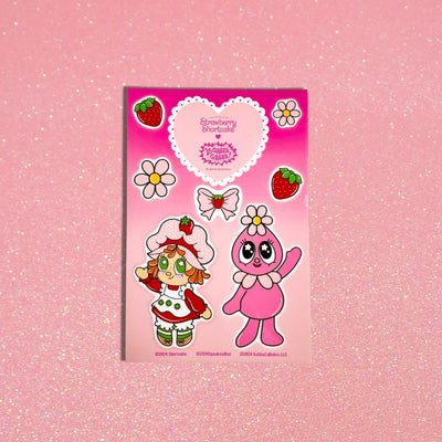 Strawberry Shortcake x Yo Gabba Gabba! Kawaii Besties Sticker Sheet by Spooksieboo!