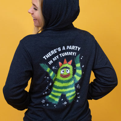 There’s A Party In My Tummy Tri-Blend Hoodie