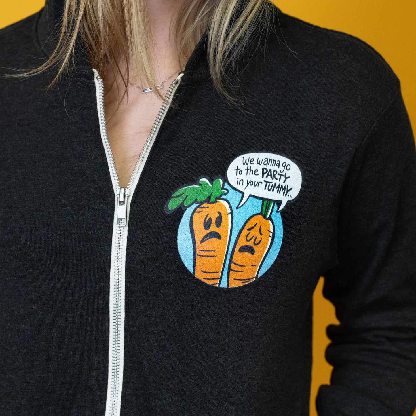 There’s A Party In My Tummy Tri-Blend Hoodie