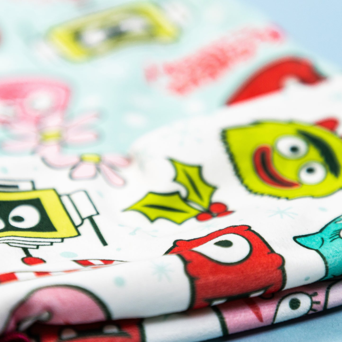 Ice Pop Winter Print Holiday Stocking