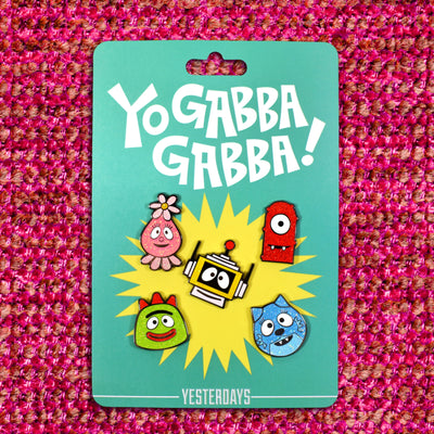 Yesterdays x Yo Gabba Gabba! Pin Set!