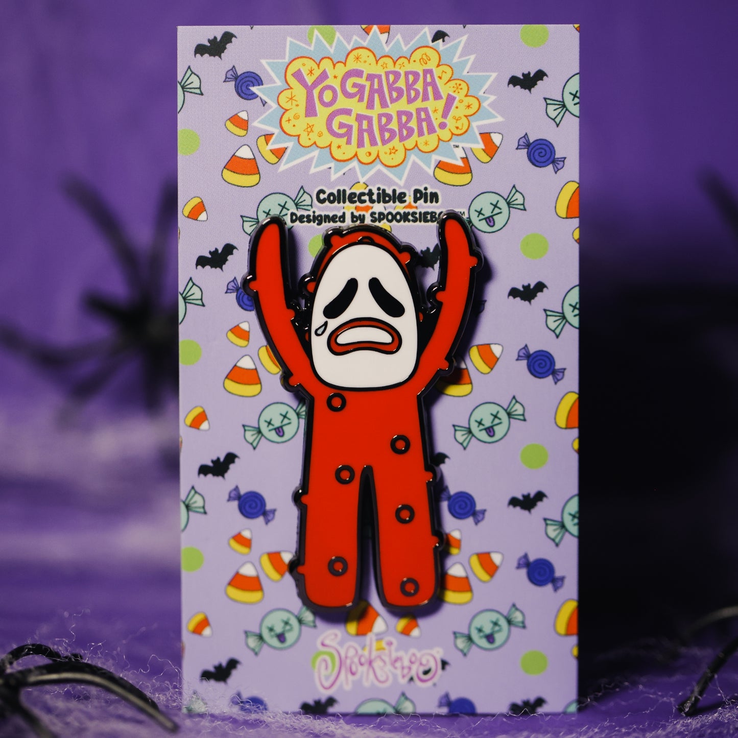 Spooksieboo x Yo Gabba Gabba! Creepy Muno Pin!