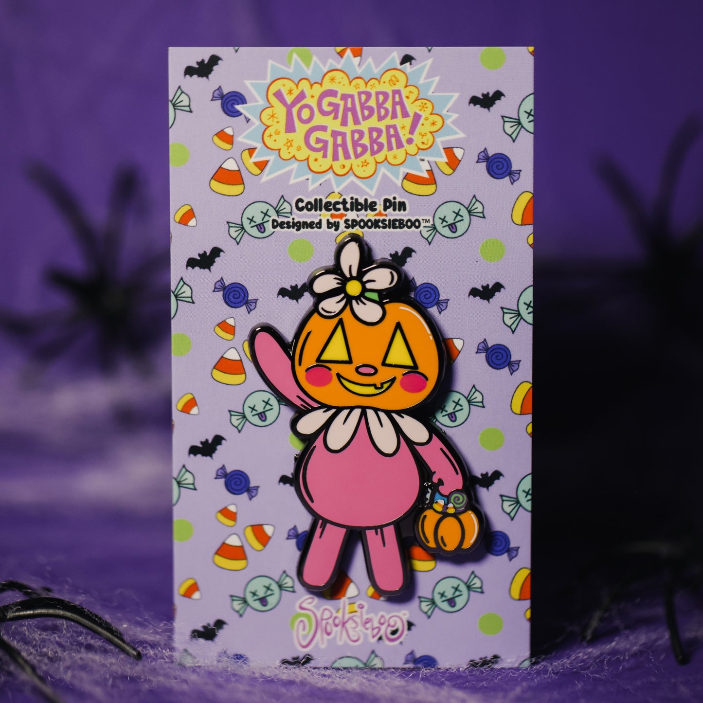 Spooksieboo x Yo Gabba Gabba! Creepy Foofa Pin!