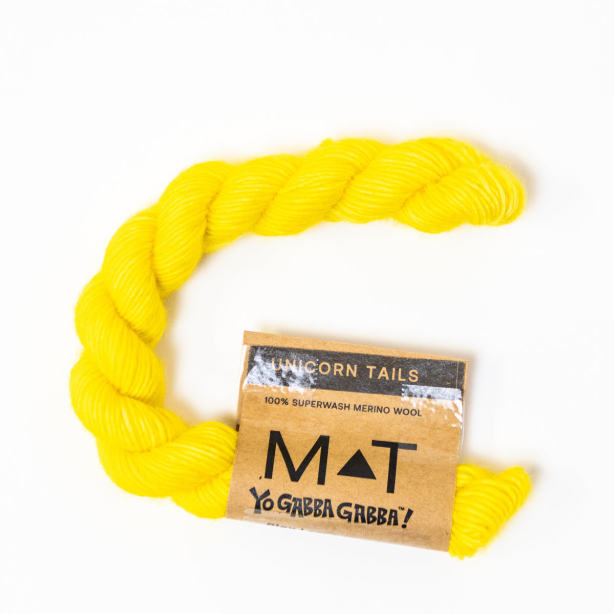 Yo Gabba Gabba! Plex Lemon Yarn Unicorn Tail by Madelinetosh – Official ...