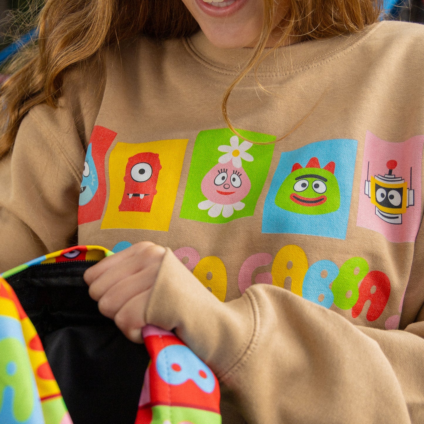 Adult Yo Gabba Gabba! BRIGHT! Sweatshirt!