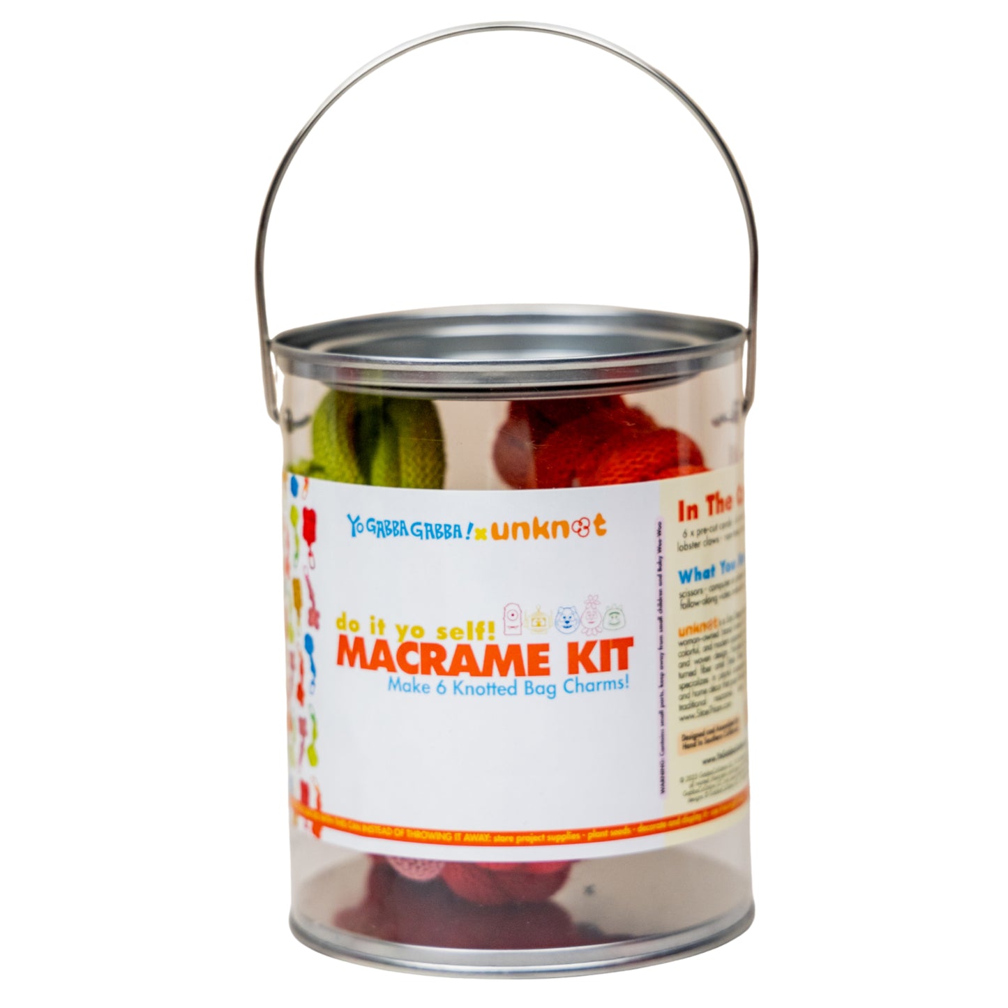Yo Gabba Gabba! x Unknot Do It Yo Self! Macramé Kit!