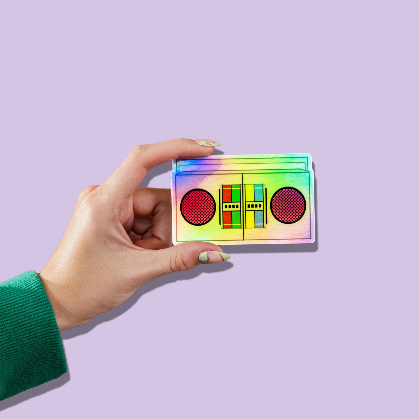 Holographic Boombox Deluxe Decal!