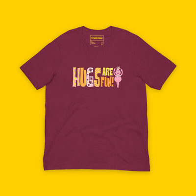 Hugs Are Fun! Adult T-Shirt!