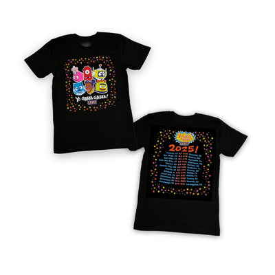 Yo Gabba Gabba Live! 2025 Official Toddler Tour Tee
