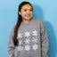 Different Snowflakes Adult Sweatshirt!