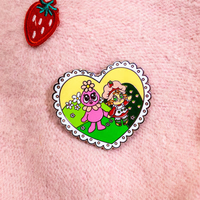 Strawberry Shortcake x Yo Gabba Gabba! Kawaii Besties Enamel Pin by Spooksieboo!