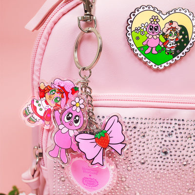 Strawberry Shortcake x Yo Gabba Gabba! Kawaii Besties Enamel Pin by Spooksieboo!