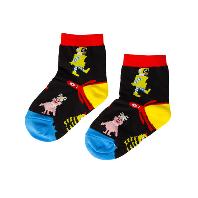 Yo Gabba Gabba! Young Kids Size 2-4 Bit Buddy Socks!