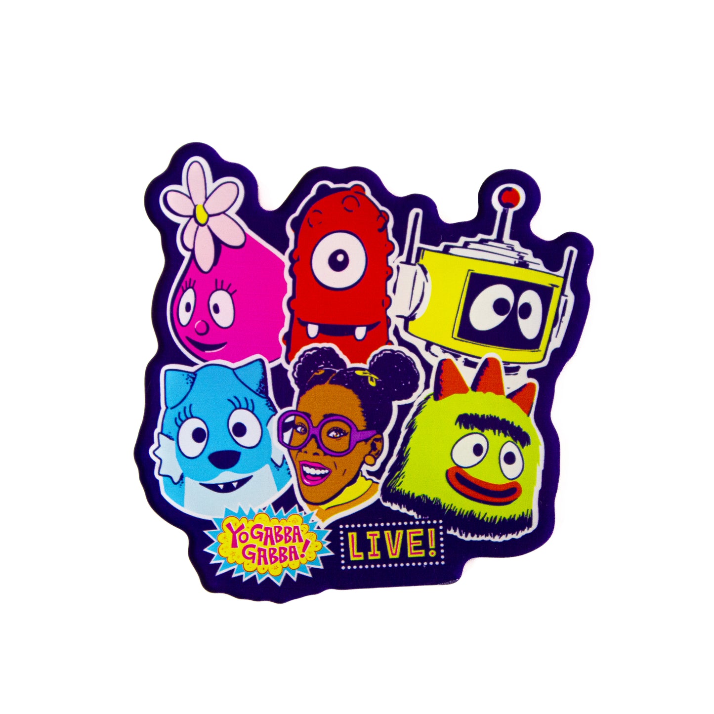 Yo Gabba Gabba Live Deluxe Magnet