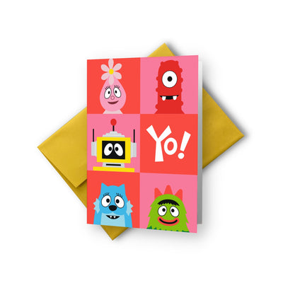 Yo Gabba Gabba "Yo!" Greeting Card!